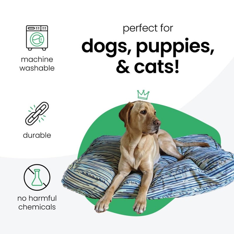 Molly Mutt Petite Dog Duvet Cover - Square - I Don't Like Mondays Print - Measures 20â€™â€™x20â€™â€™x4â€™â€™ - 100% Cotton - Durable - Breathable - Sustainable - Machine Washable Dog Bed Cover - Pre-Shrunk - Image 3